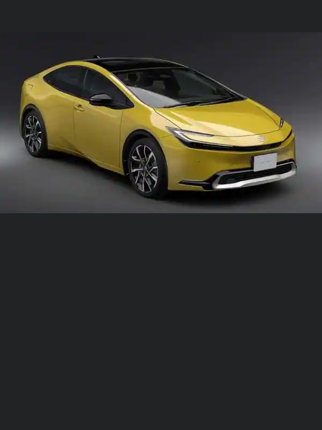 Toyota Prius unveiled globally with a sharp design.